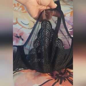 Elegant Black Lace Bra